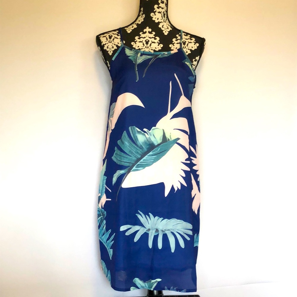 Summer tropical sundress